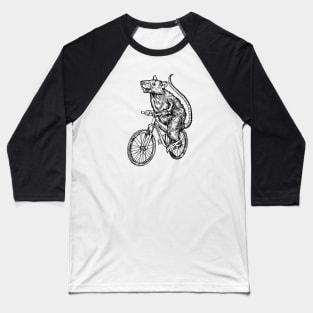 SEEMBO Rat Cycling Bicycle Cyclist Riding Bicycling Bike Baseball T-Shirt